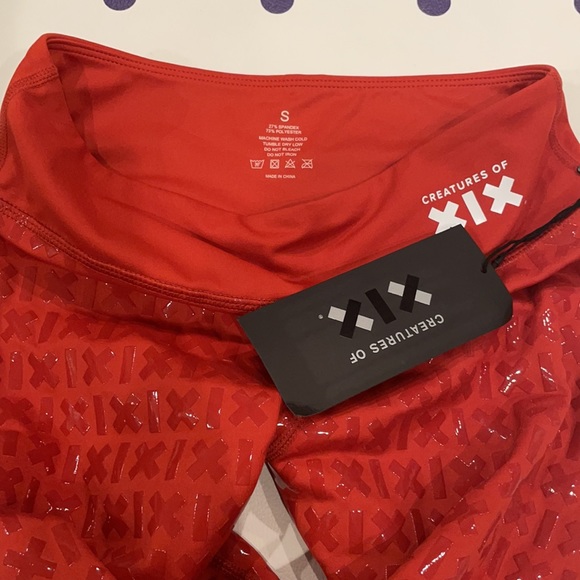 CREATURES OF XIX Gecko Grip Leggings: Red Rust - Picture 4 of 6